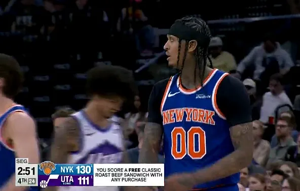 开云下注入口-克拉克森末节5中5砍下13分，尼克斯末节轰出34-17逆转爵士